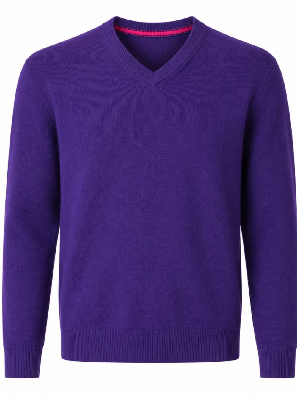 Thomas Pink - Purple 100% Merino Wool V-Neck Sweater - Sz XS/S - EUC